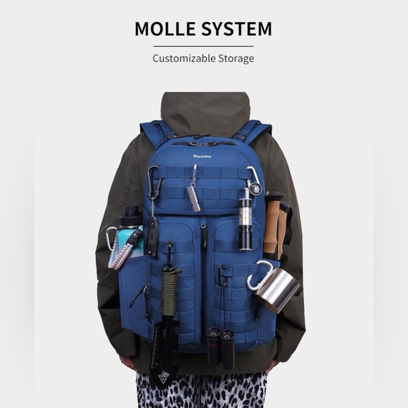 NWT- Blue Quartz 30L Hiking Backpack for Men Women - Picture 9 of 13